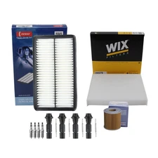 Denso Tune Up Kit NGK 4 Spark Plugs & Boots Kit for Mazda 6 CX-7 2.3 L4 Turbo