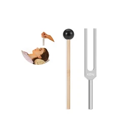 Tuning Fork 432hz with Reflex Hammer for Healing Chakra Set,Healing/Sound Therap