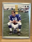 Peyton Manning Framed Signed 8x10 Photo Authentic Autograph Colts Rookie Season!