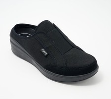 Ryka Washable Athletic Mules - Lounge Black 6.5/M New
