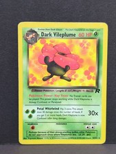Pokémon TCG Dark Vileplume Team Rocket 30/82 Regular Rare MP