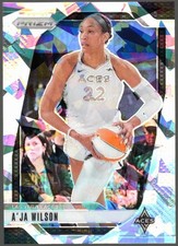 A'ja Wilson 2024 Panini Prizm WNBA Ice Prizm Las Vegas Aces