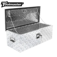 Casa rodante 30" x 13" x 10" aluminio camión caja de herramientas plataforma almacenamiento caja de herramientas remolque camioneta
