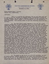 LOUIS B. MAYER - DOCUMENT SIGNED 11/05/1930