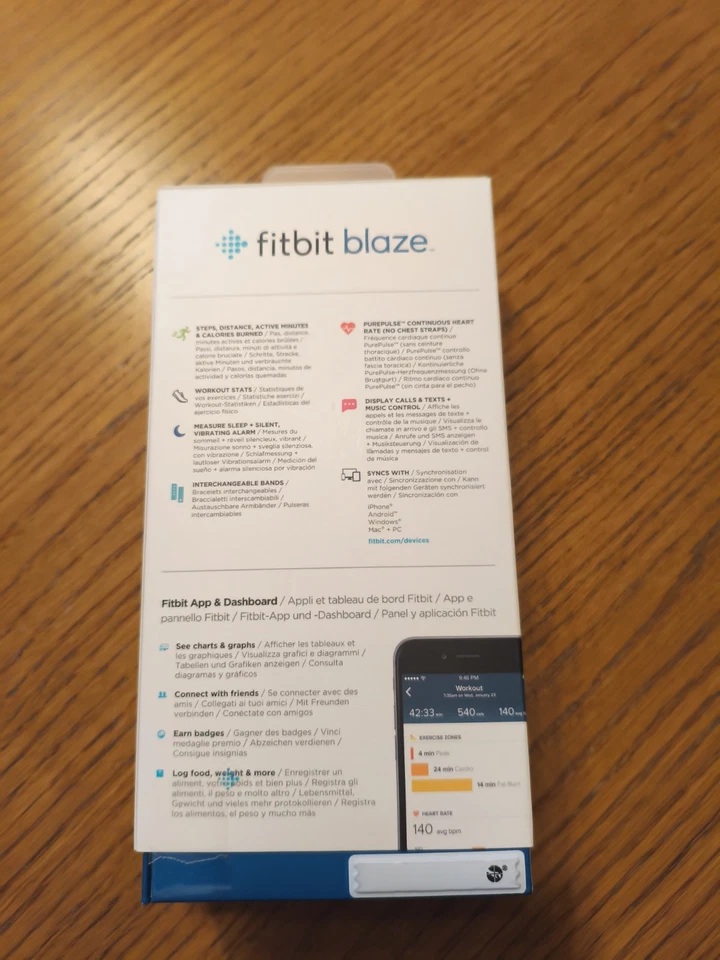 Fitbit Blaze Smart Fitness Watsch, Größe L/G - Bild 3 von 4