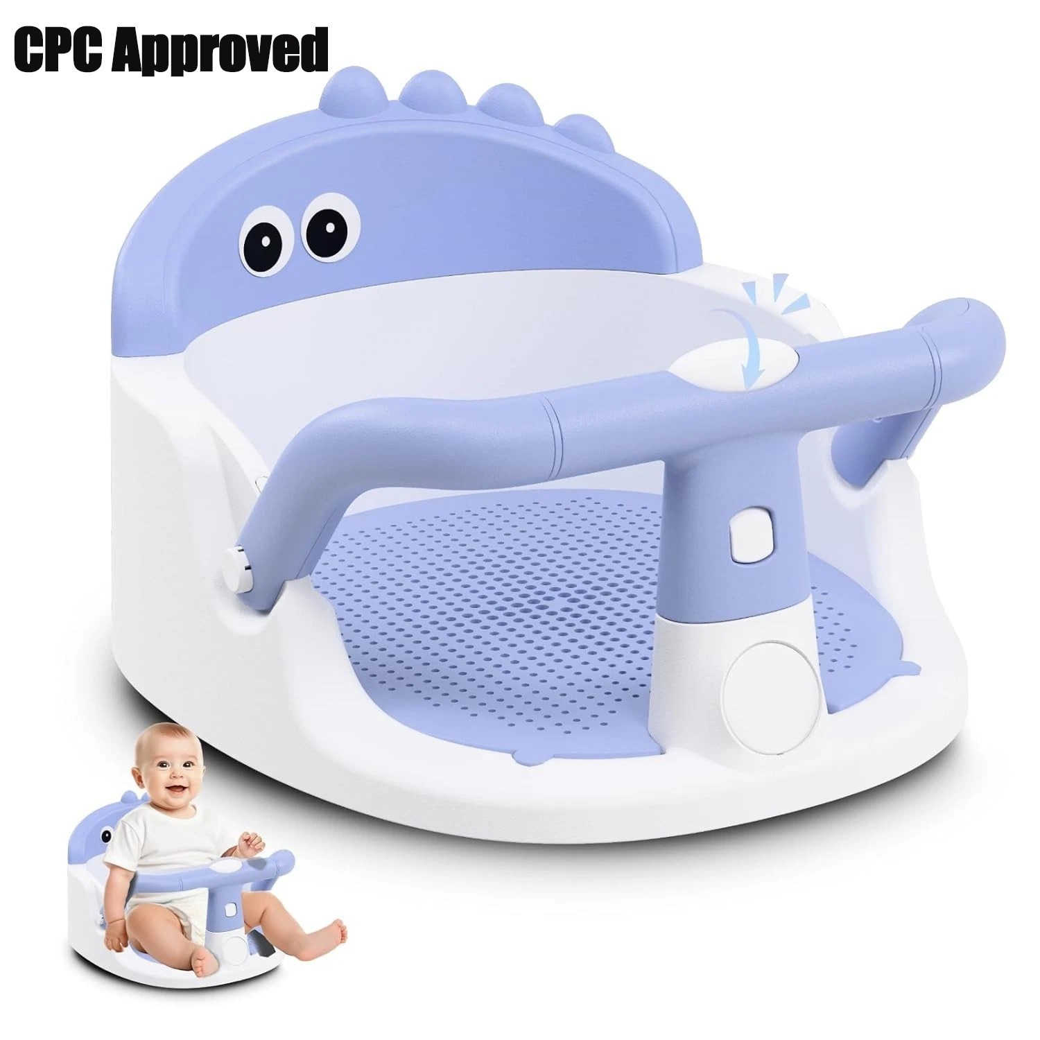 Baby Bath Seat & Chair for Babies 6 Months & Up Sitting Up Non-Slip Suction Cup