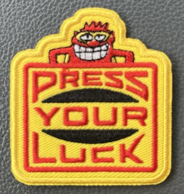 Press Your Luck No Whammies Iron Or Sew Patch Vintage Style Hat