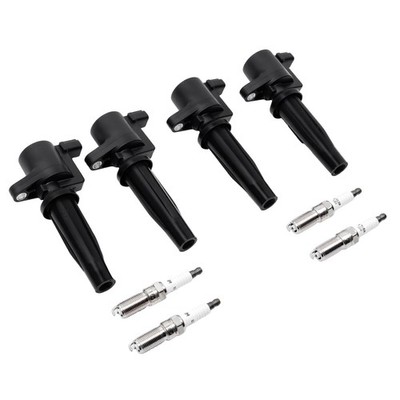 4 Ignition Coils Pack & Spark Plugs for Ford C-Max 2013-2018 L4 2.0L UF621& 5019