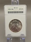 1950 Franklin Half Dollar ANACS MS 65 - Old ANACS Holder