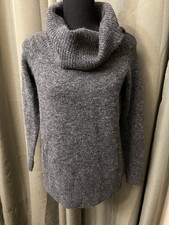 Wilfred Free Aritzia Women's Sweater Size XS Alpaca Wool Blend Turtleneck Gray