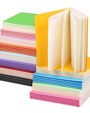 Mini Lined Notebooks Bulk 60 Packs A6 4.25x5.5 in Small Pocket Notebooks Ru...