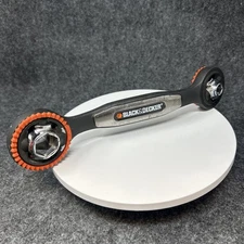 Black and Decker ReadyWrench Ratcheting Tool 16 Socket Sizes Carbon Steel 10"