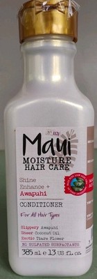 Maui Moisture Shine Enhance +Awapuhi Conditioner 13oz 385ml Exp 12/2026