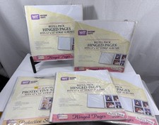 NEW Westrim Crafts 12x12 Strap Album Hinged Pages Refill 4 Packs  10 Sleeves
