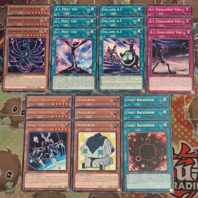 Yugioh Danmari @ Ignister/A.I./Cyberse/Cynet LIOV & CRBR Rare/Cmn 21cd Bundle
