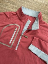 Peter Millar 1/4 Zip Pullover Sweater Golf Surge Soft Shield Crown Sport Fleece