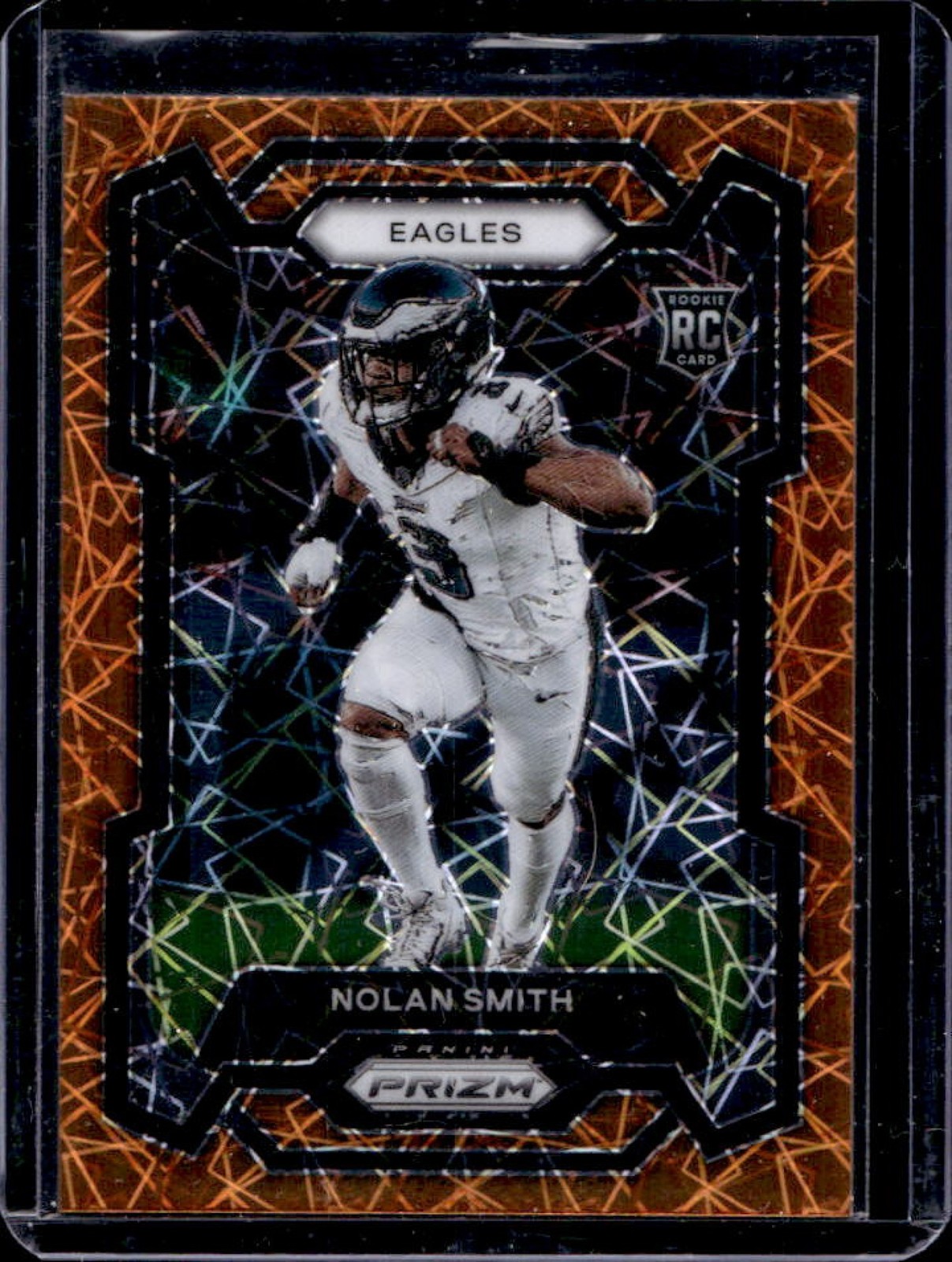2023 Prizm Nolan Smith RC Lazer Rookie #382 Eagles