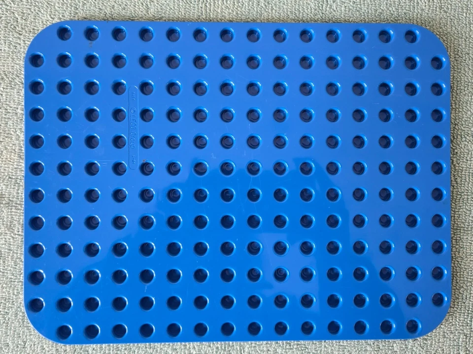 Set of 2 LEGO Duplo 6851 Baseplate Blue - image 4 of 4