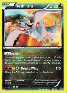 Reshiram 63/108 - HOLO - XY - Roaring Skies - LP
