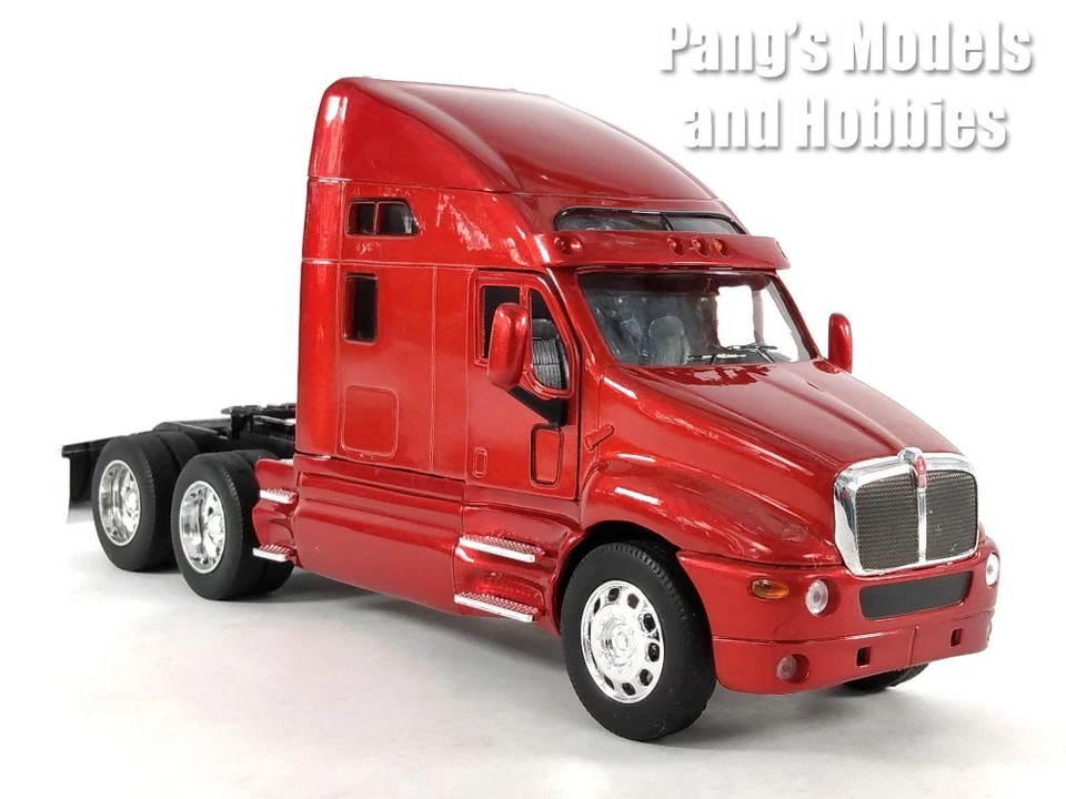 Kenworth T2000 Extended Cab 1/32 Scale Diecast Model by Welly - RED - Image 2 of 4