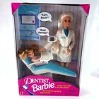 Vtg 1997 Mattel Dentist Barbie #17255 Blonde Barbie & Child Doll Playset NRFB