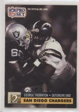 1991 Pro Set 2nd Round Draft Choice George Thornton #765 Rookie RC vg5