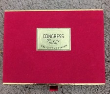 Vintage Double Deck Congress Marathon Oil Gas Station Advertising Playing Cards