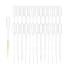moveland 120PCS 1ML Premium Disposable Plastic Transfer Pipettes, Clear Gradu...