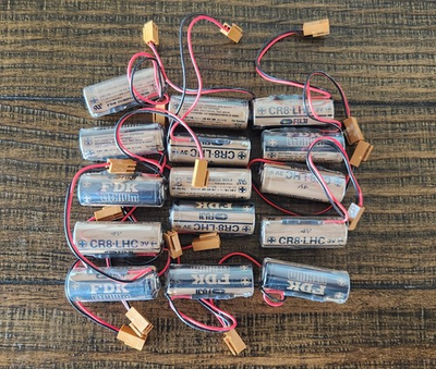 #ad 15PCS NEW FUJI FDK CR8 LHC 17450 3000 mAh 3V Battery Memory Backup Lithium $85.00