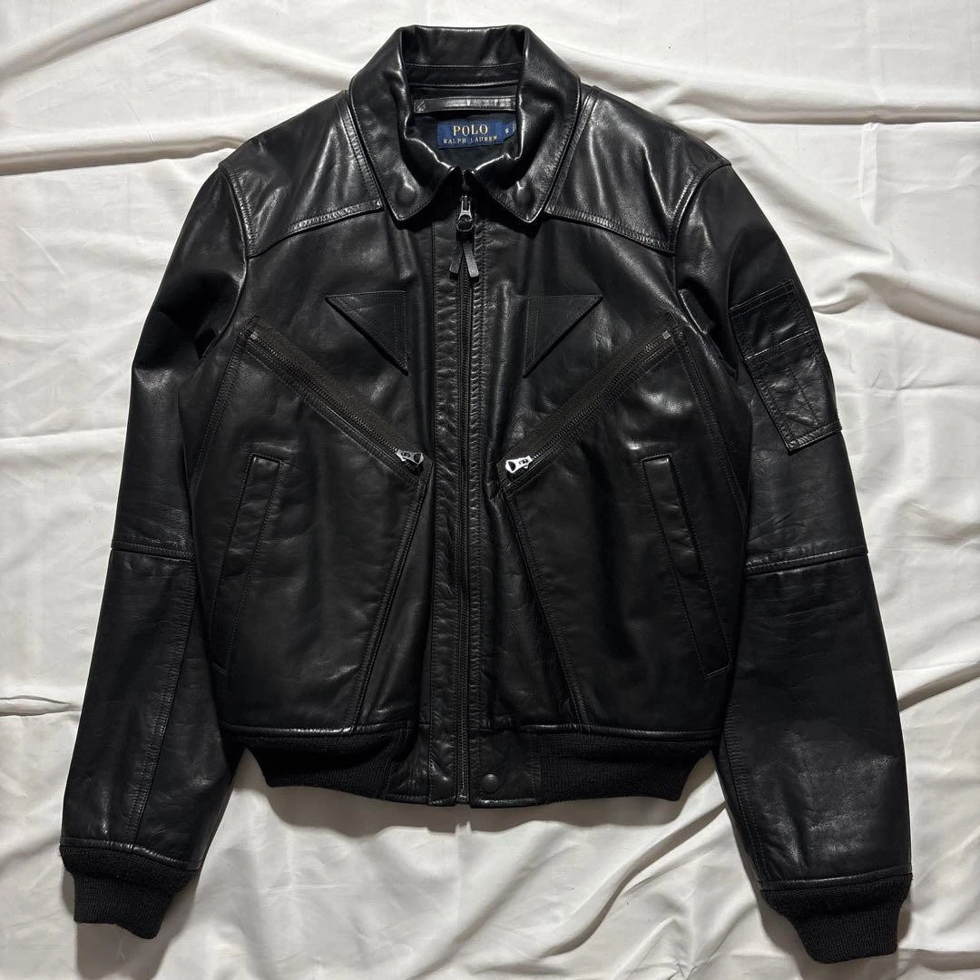 Polo Ralph Lauren Leather Black Coats & Jackets for Men for Sale
