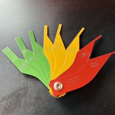 Steelman 97844 8-Piece Brake Lining Thickness Gauge Set. 