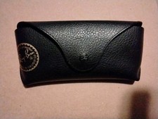 Ray-Ban Black Soft Leather Sunglasses Case, Case Only