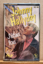 Johnny Hallyday J'étais Fou Cassette Audio NEUVE & Scellé - Vogue Fra 1981