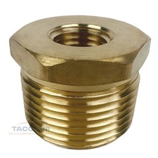 Hex Reducer Bushing 3/4" Male x 1/4" Female NPT Adapter Pipe Fitting Brass
