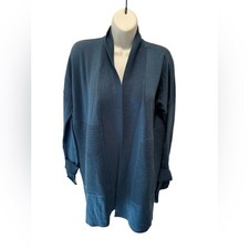 Lululemon Sit In Lotus Wrap II Merino Wool Size 6 Pockets Thumb Holes Dark Teal