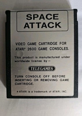 ATARI 2600 Spiel Space Attack Cart Only Pal Telegames getestet funktioniert 