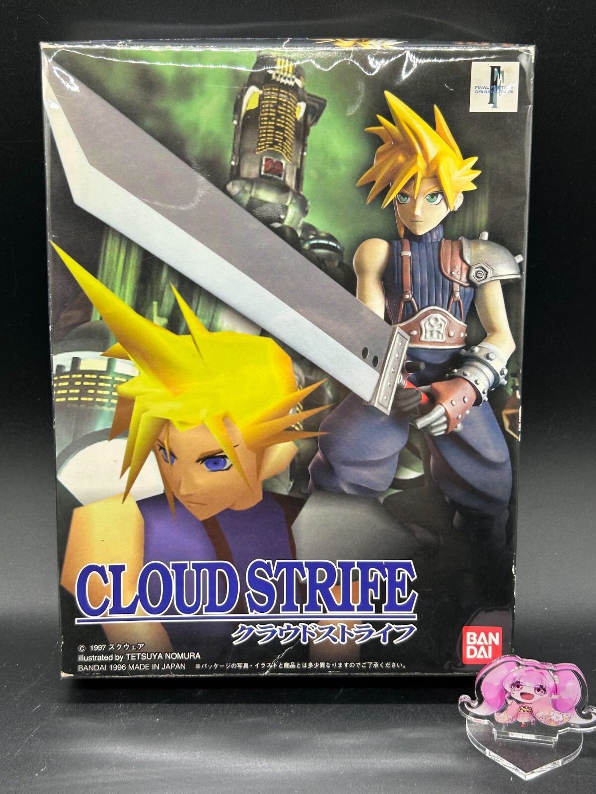 BANDAI 1997 Final Fantasy VII 7 Cloud Strife Modelo Kit Figura