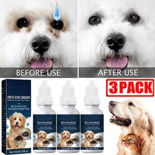 Eye Drops for Pets Bacterial,Viral and Fungal & Infections Dog Cat Treatment US