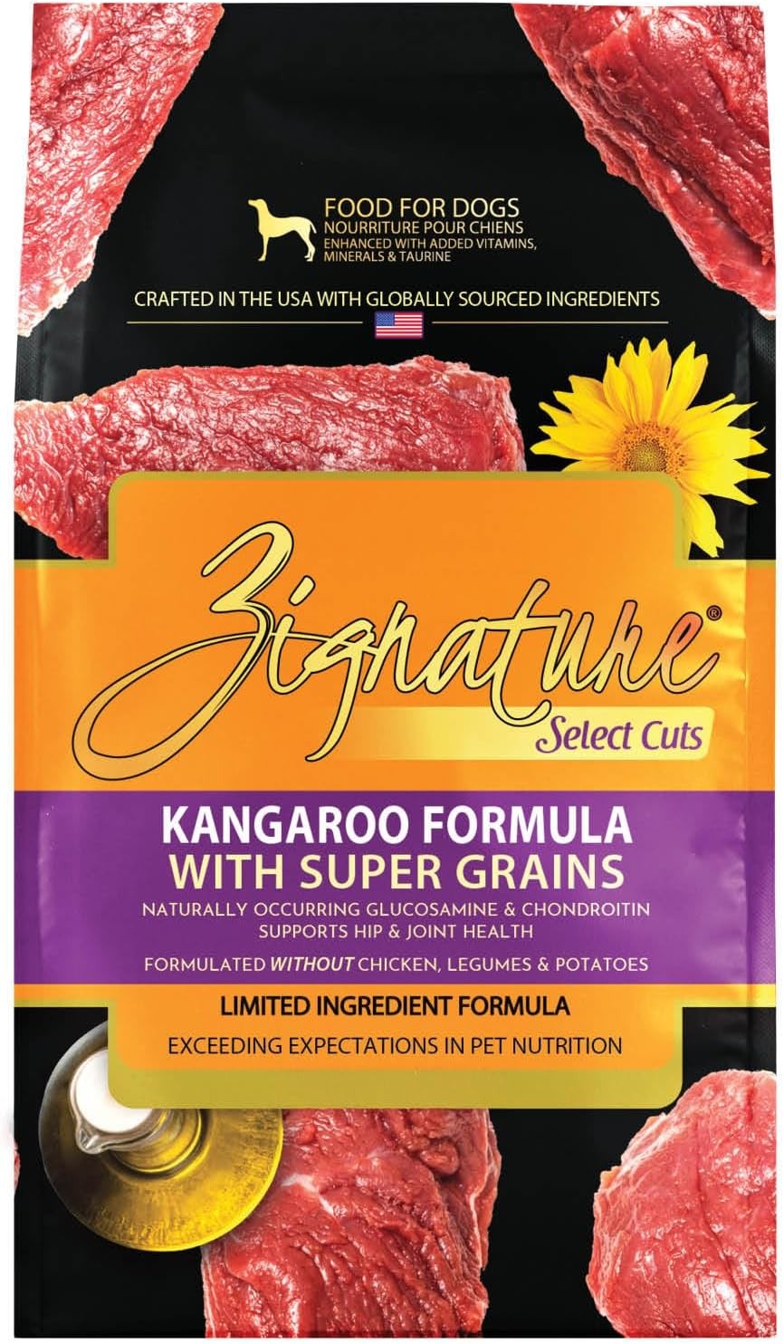 Zignature Select Cuts Kangaroo Formula 12.5lb Bag