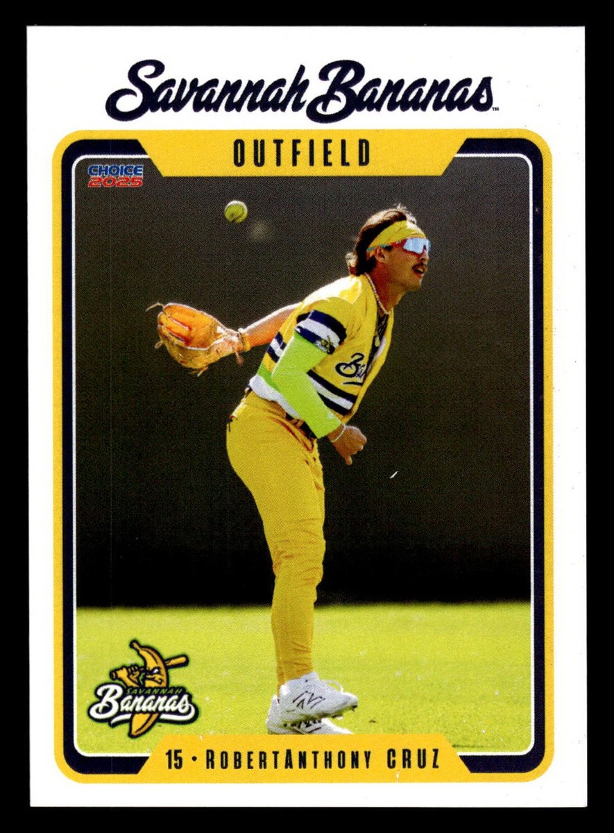 Robert Anthony Cruz 2025 Savannah Bananas #11 Savannah Bananas | eBay