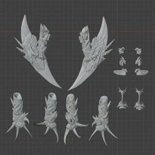 accessory ktis  for  SEXYICE Artificial Evolution VERMIN UNKVAL Manticora 1/12