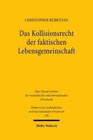 Das Kollisionsrecht Der Faktischen Lebensgemeinschaft, Christopher Reibetanz