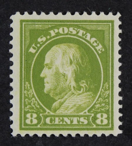 CKStamps: US Stamps Collection Scott#414 8c Franklin Mint H OG