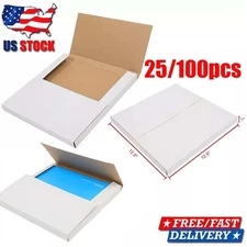 25PCS Vinyl Record Shipping Boxes 12.5" LP Album Mailers Cardboard Packaging