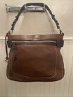 Brighton Pebbled Brown Medium Shoulder Bag