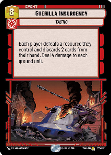 Guerilla Insurgency - FOIL - Twilight of the Republic - Star Wars Unlimited