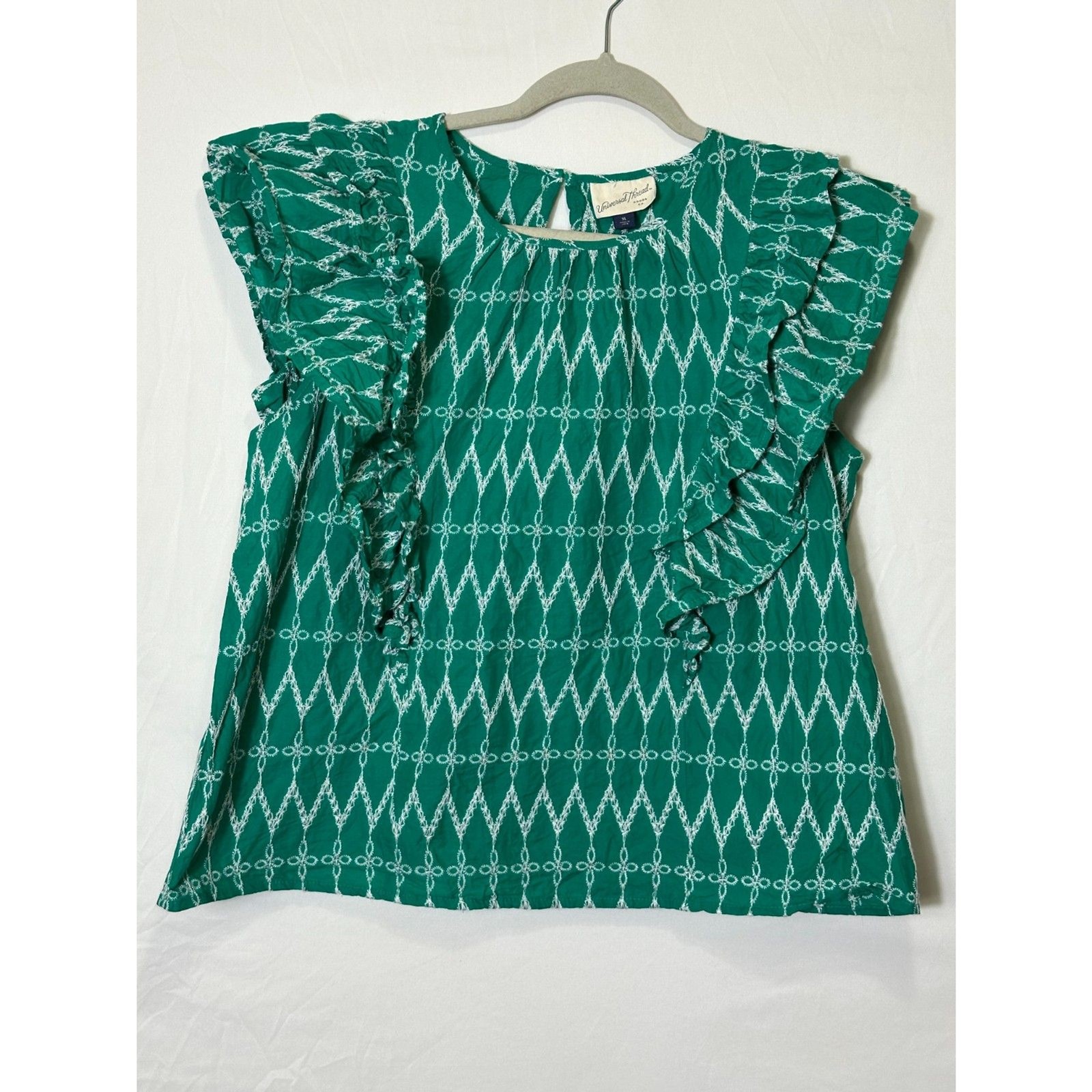 Universal Thread Women's Grannycore Embroidered S… - image 1