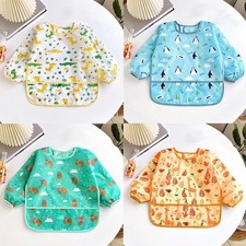 Baby Bibs Cute Colorful Cartoon Waterproof Bib Infant Eating Children Drawing Lo