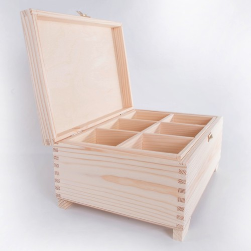 Selection of Small & Large Wooden Storage Boxes /Memory Keepsake Box with Lid - Picture 242 of 290