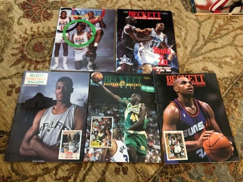 (11 total) BECKETT price guides (5) NBA, (3) FB, (3) NHL inc Shaq, Montana LOOK - Picture 2 of 14